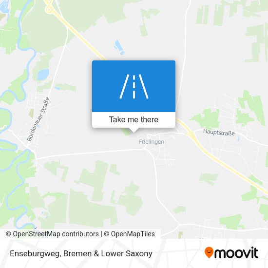 Enseburgweg map