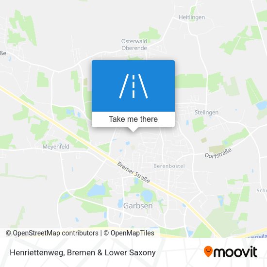 Henriettenweg map