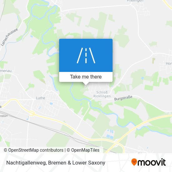 Nachtigallenweg map