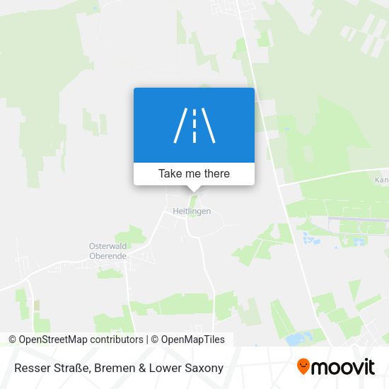 Resser Straße map
