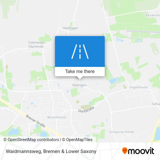 Waidmannsweg map