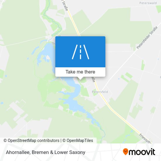 Ahornallee map