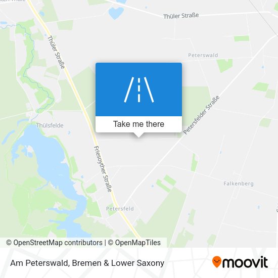 Am Peterswald map