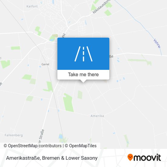 Amerikastraße map