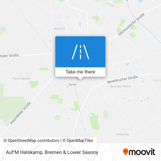 Auf'M Halskamp map