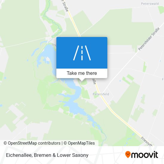 Eichenallee map