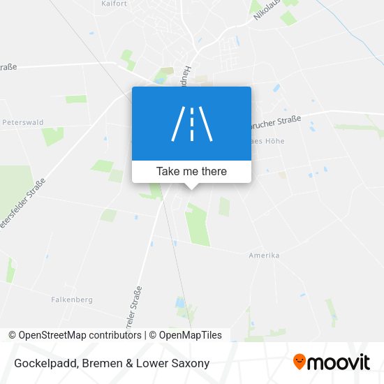 Gockelpadd map