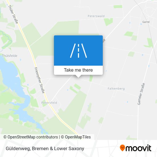 Güldenweg map