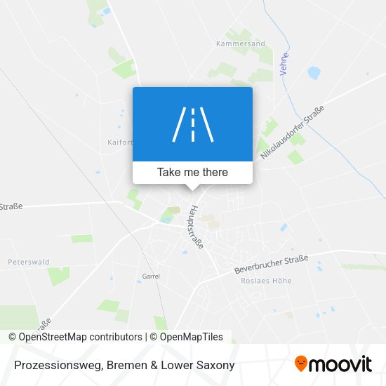 Prozessionsweg map