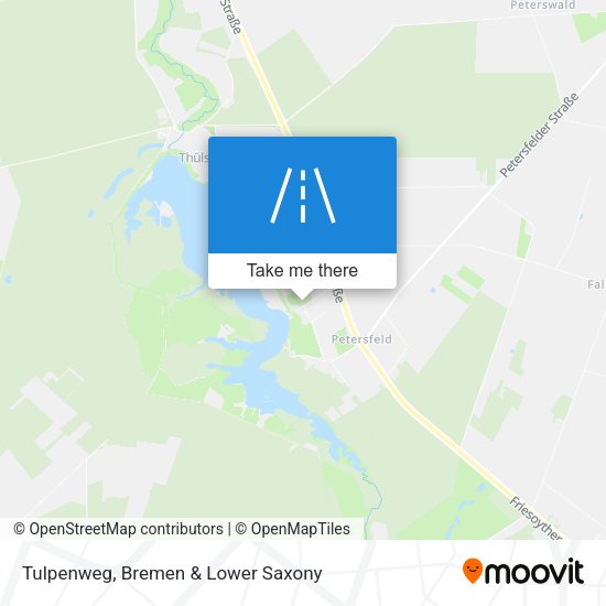Tulpenweg map