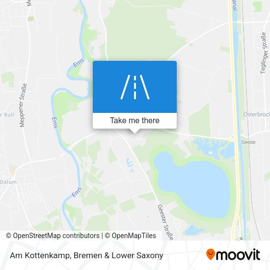 Am Kottenkamp map