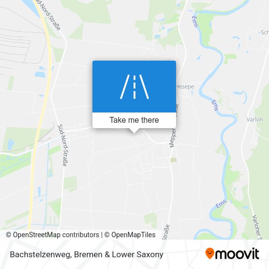 Bachstelzenweg map