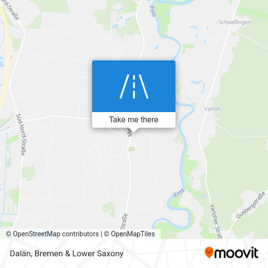 Dalän map
