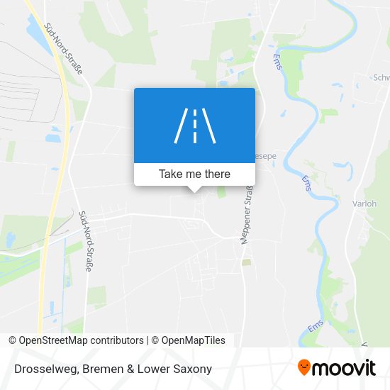 Drosselweg map