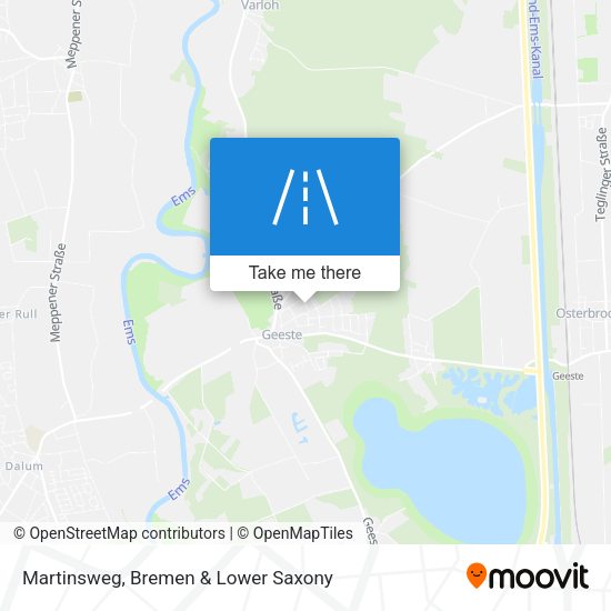 Martinsweg map
