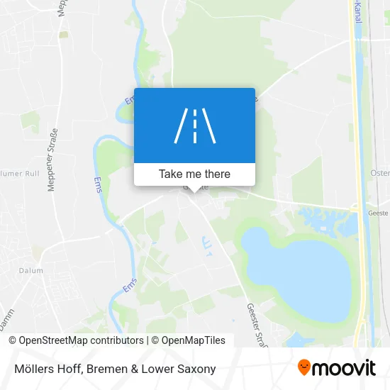 Карта Möllers Hoff