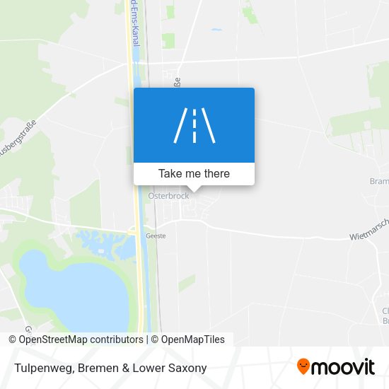 Tulpenweg map