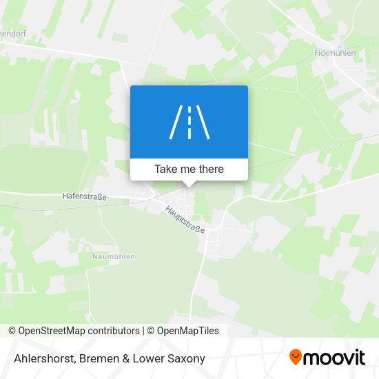 Ahlershorst map