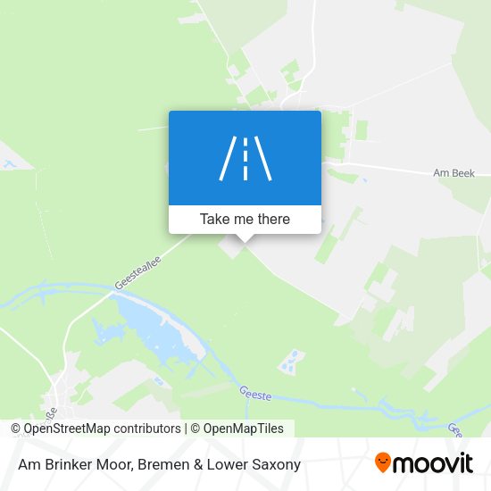 Am Brinker Moor map