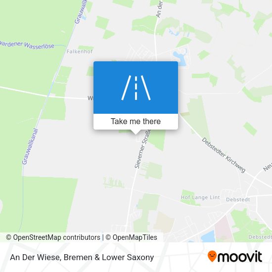 An Der Wiese map