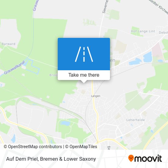 Auf Dem Priel map