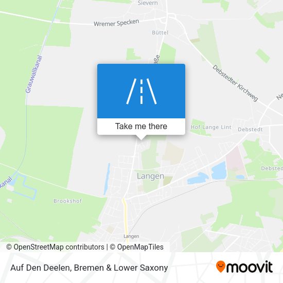 Auf Den Deelen map