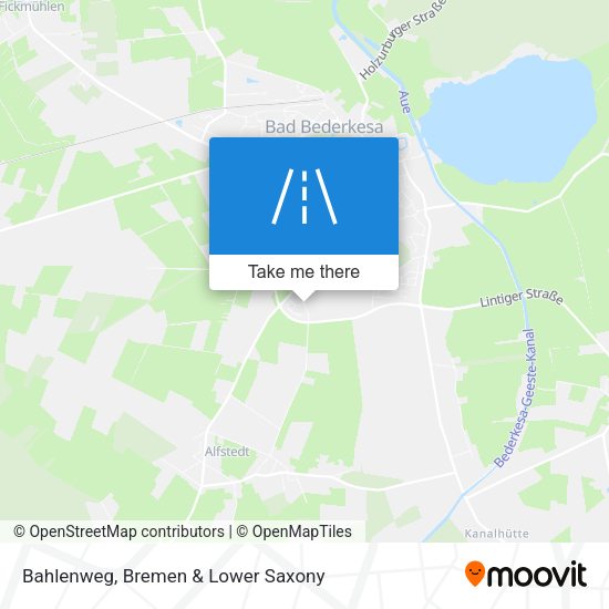 Bahlenweg map