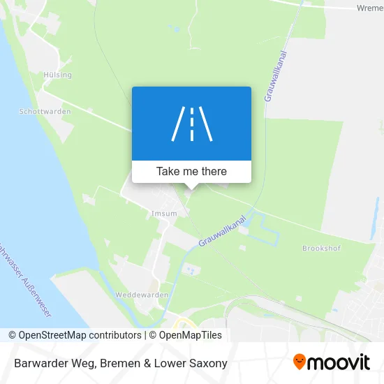 Карта Barwarder Weg