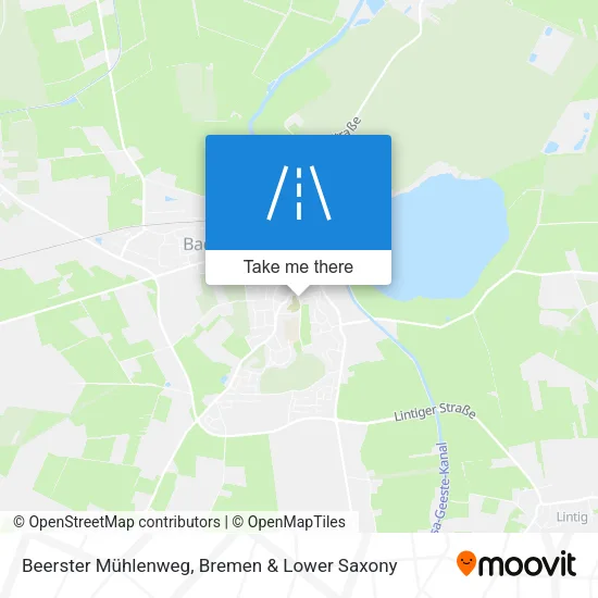 Карта Beerster Mühlenweg