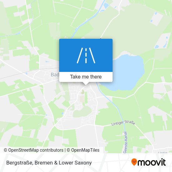 Bergstraße map