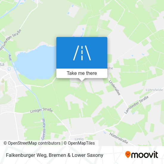 Falkenburger Weg map