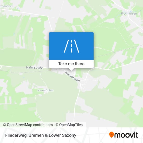 Fliederweg map