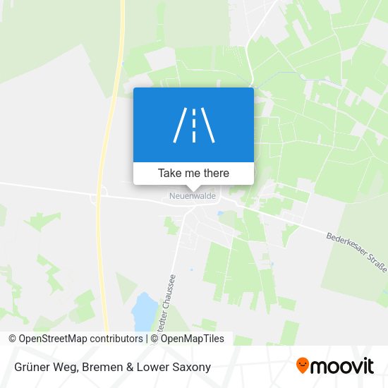 Grüner Weg map