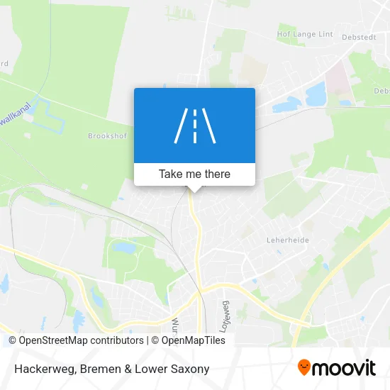 Карта Hackerweg
