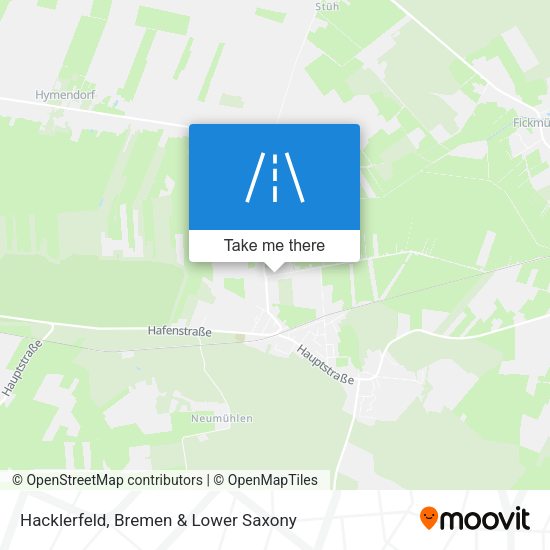 Hacklerfeld map