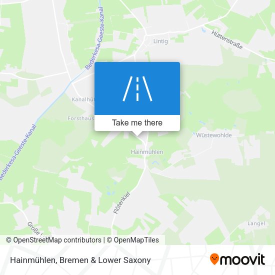 Hainmühlen map