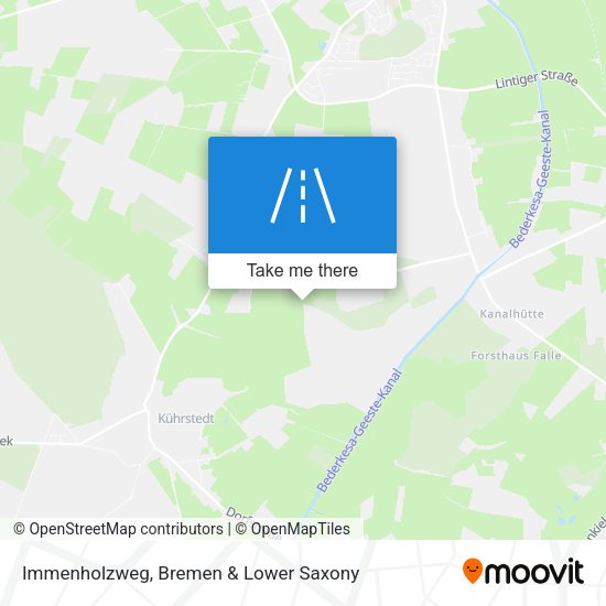 Immenholzweg map