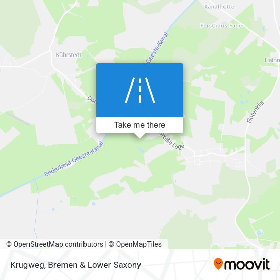 Krugweg map