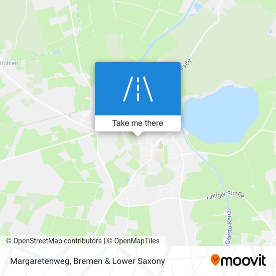 Margaretenweg map