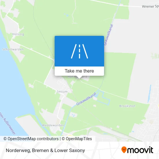 Карта Norderweg