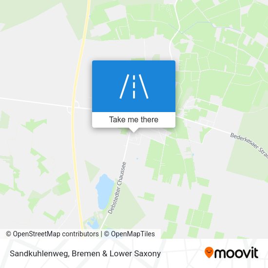 Sandkuhlenweg map