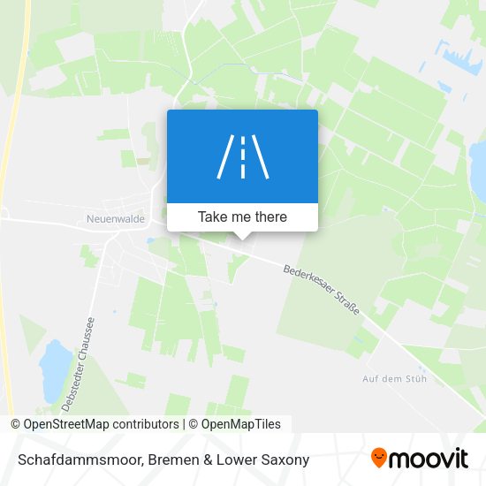 Schafdammsmoor map