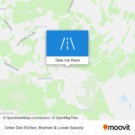 Unter Den Eichen map
