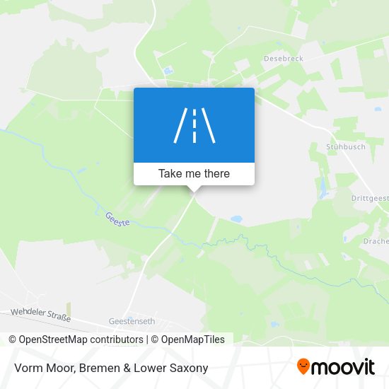 Vorm Moor map