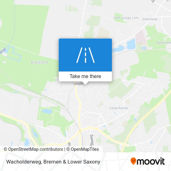 Wacholderweg map
