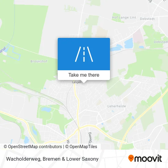 Карта Wacholderweg