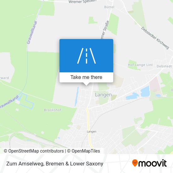Zum Amselweg map