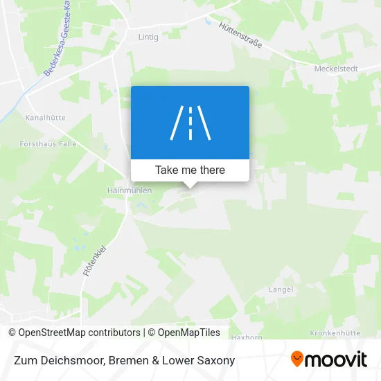 Карта Zum Deichsmoor