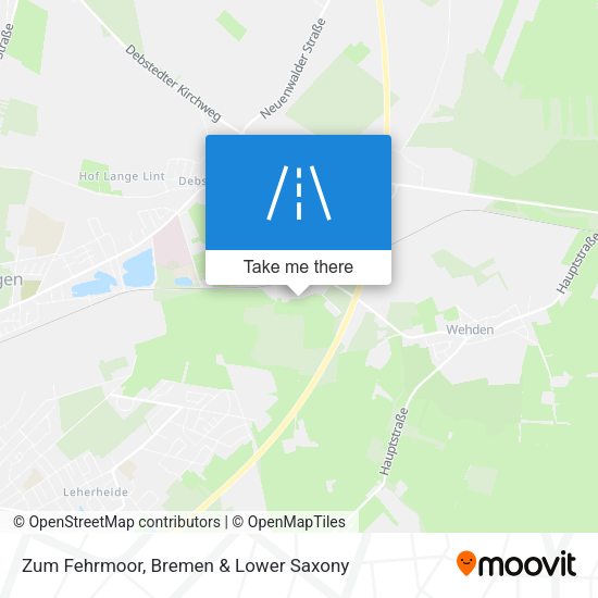 Zum Fehrmoor map