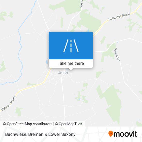 Bachwiese map